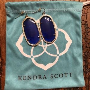 Kendra Scott Danielle Cobalt Cat Eye Earring